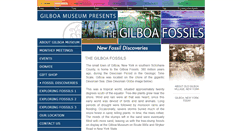 Desktop Screenshot of gilboafossils.org